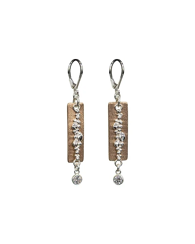 Bronze Bar Earrings