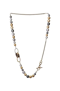 Champagne and Pearls Necklace