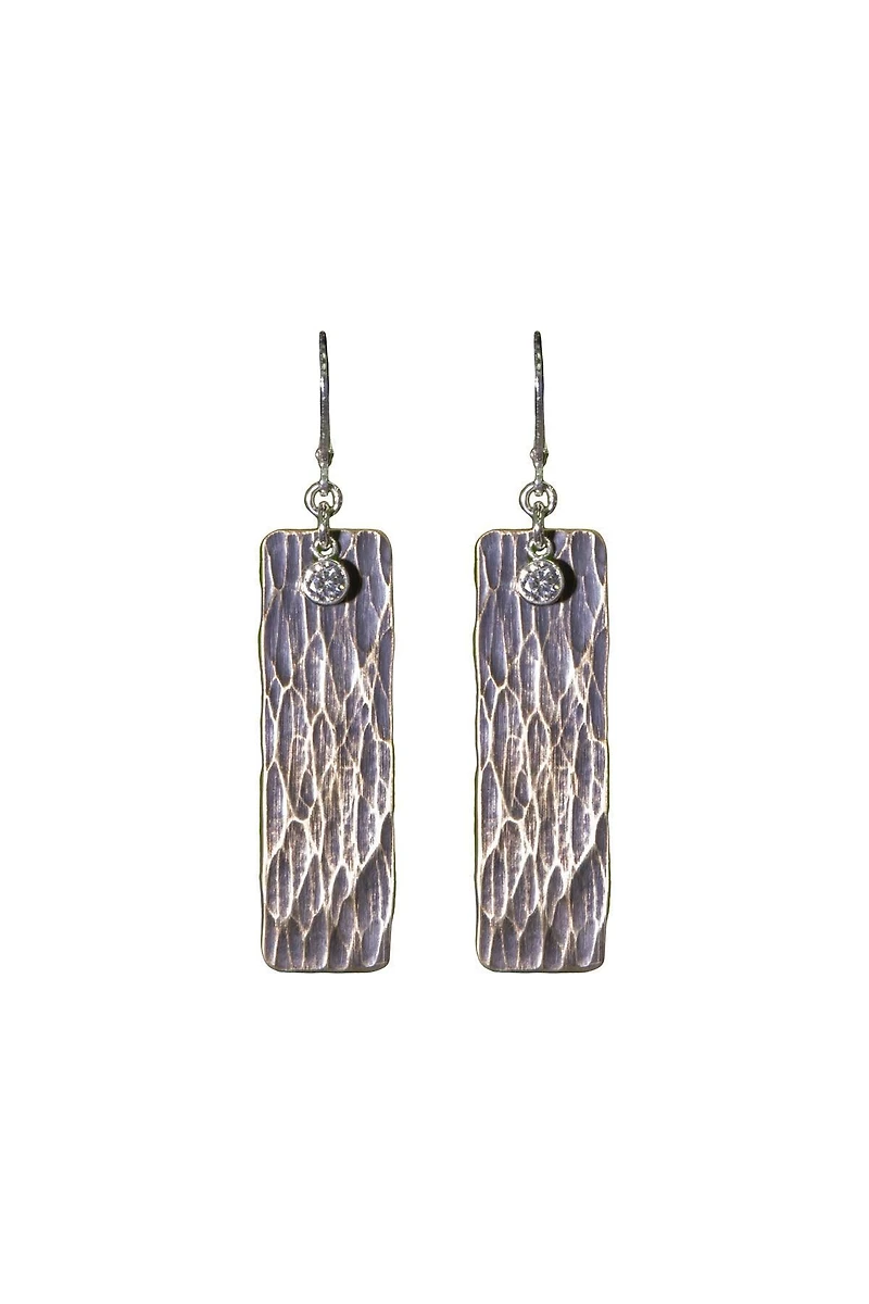 Driftwood Earrings Bronze