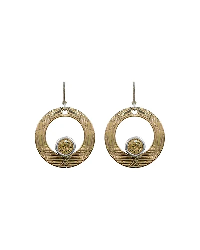 Drop Circle Earrings