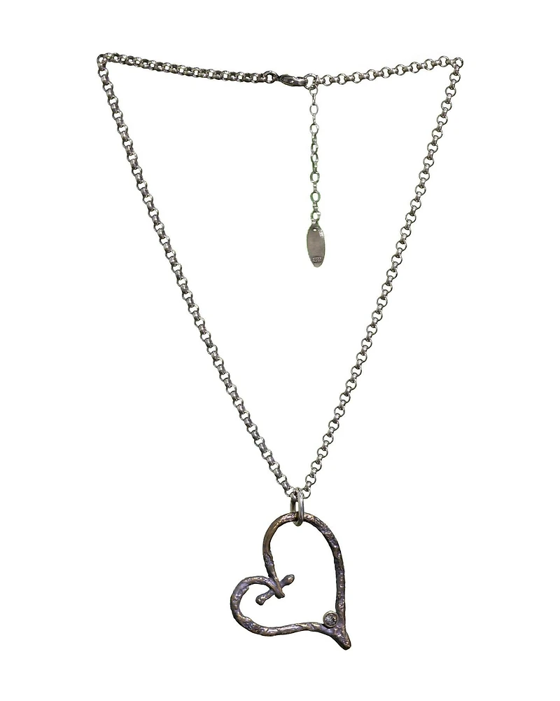 Shipwrecked Bronze Heart Necklace