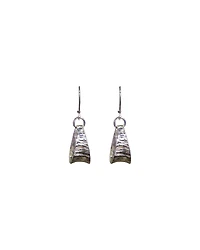 Small Zebra Sterling Silver Earrings