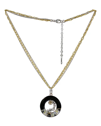 Snowflake Resin Art Necklace