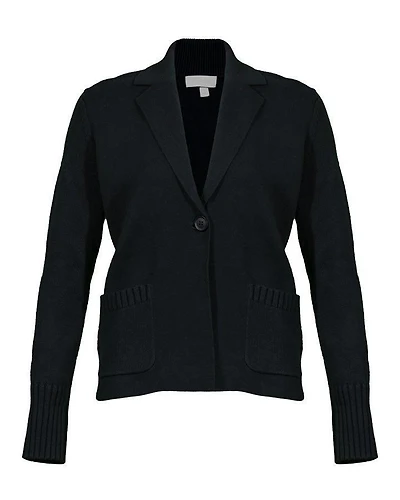Cotton Jacket Look Cardigan