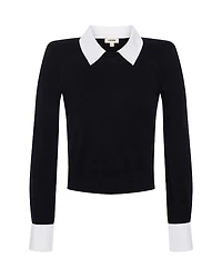L’Agence April Cufflink Detail Pullover