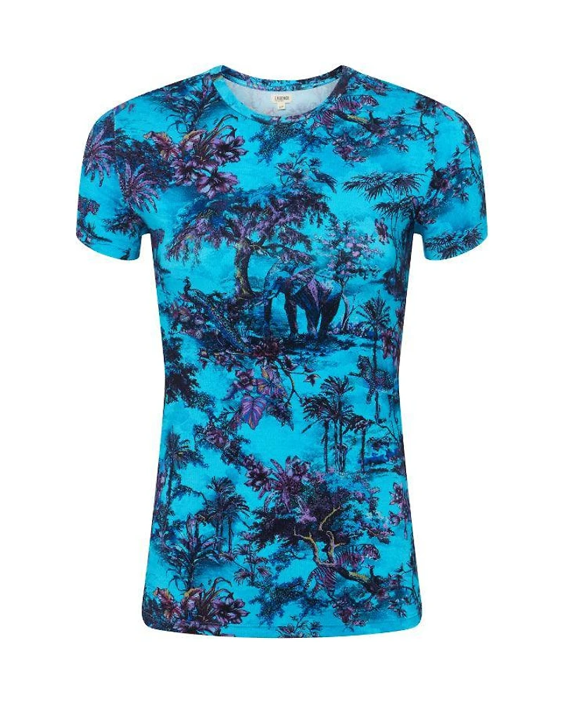 L'Agence Ressi Blue Jungle Tee