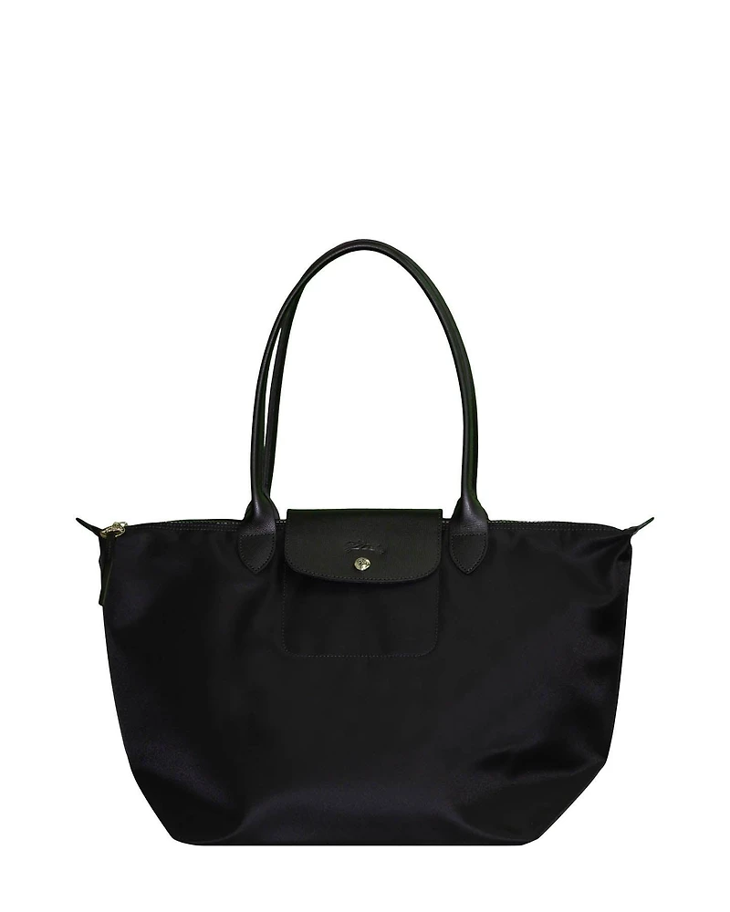 Le Pliage Neo Large Shoulder Tote Black