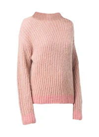 Alpaca Blend Two Tone Pullover