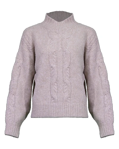 Argyle Cable Knit Pullover