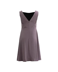 Boatneck Sleeveless Dress