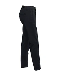 Brushed Cotton Skinny Pants Black