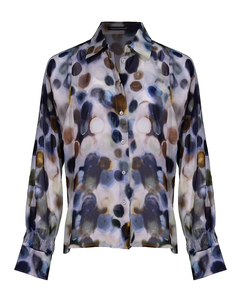 Bubble Print Blouse