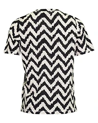 Chevron Print Cotton T-Shirt