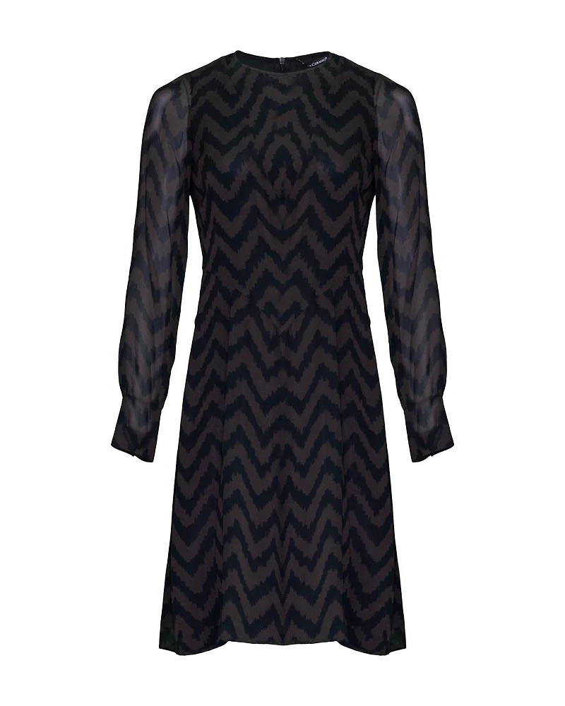 Chevron Print Dress