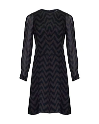 Chevron Print Dress