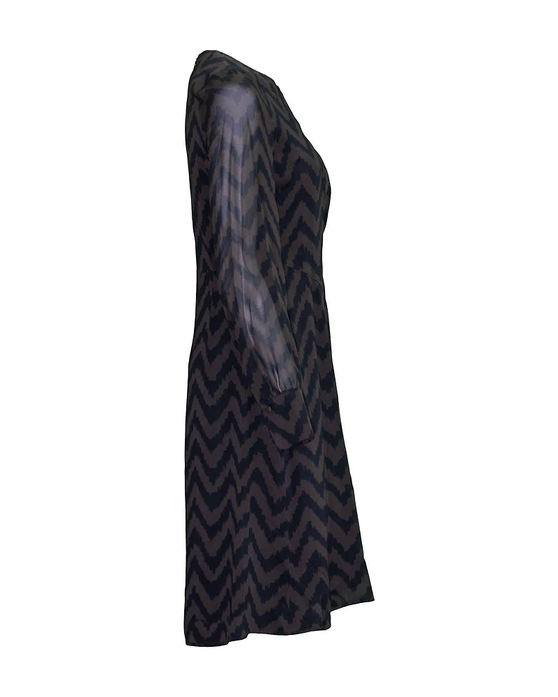 Chevron Print Dress