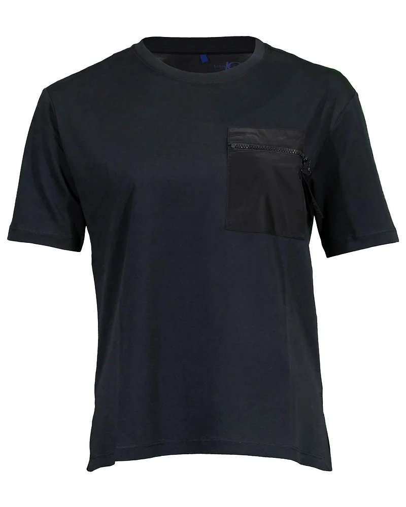 Contrast Detail T-Shirt