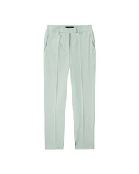 Cotton Stretch Tapered Cropped Pant