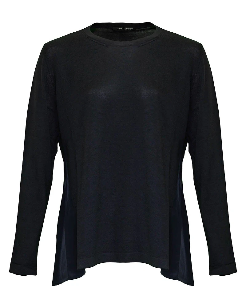 Crew Neck Pullover Side Detail