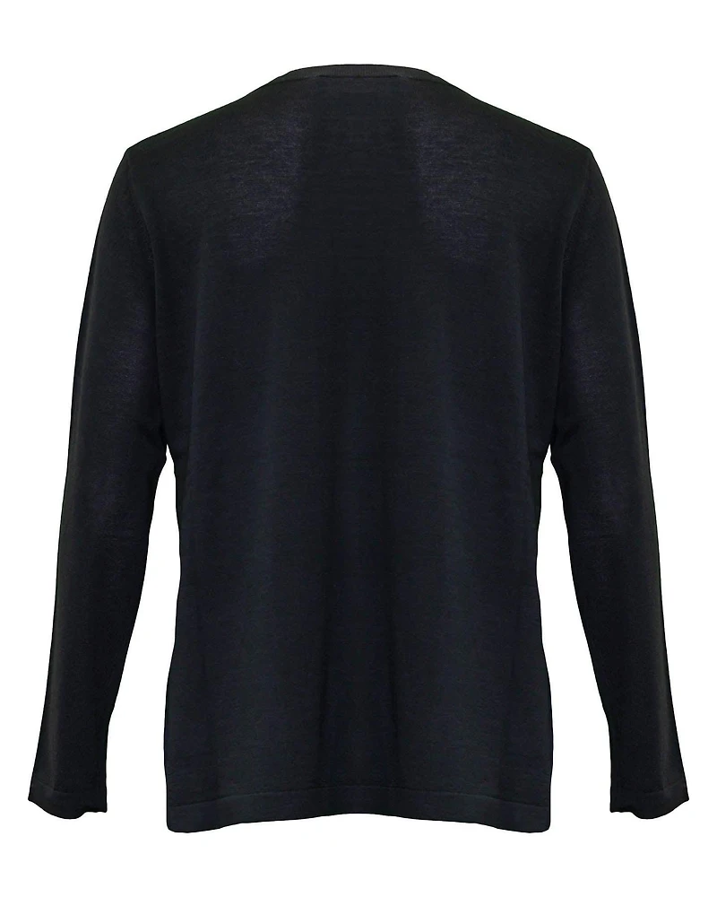 Crew Neck Pullover Side Detail