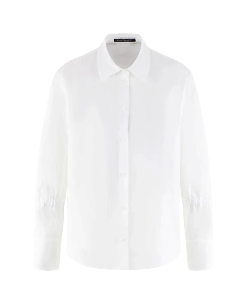 Cuff Detail White Blouse