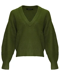 Deep V-Neck Pullover