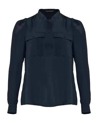 Double Pocket Blouse