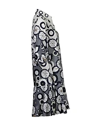 Floral Circle Print Dress