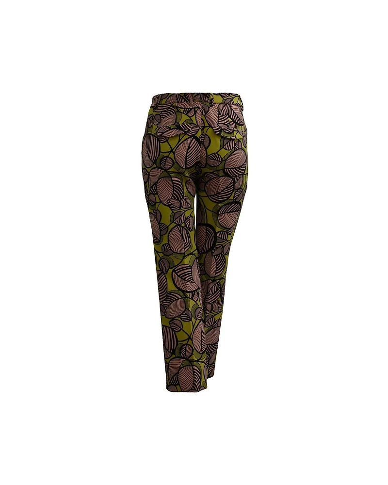Floral Print Cropped Pant