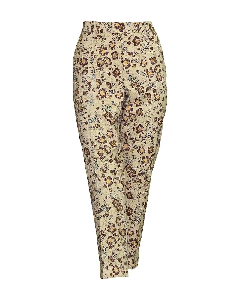 Luisa Cerano Floral Print Pants