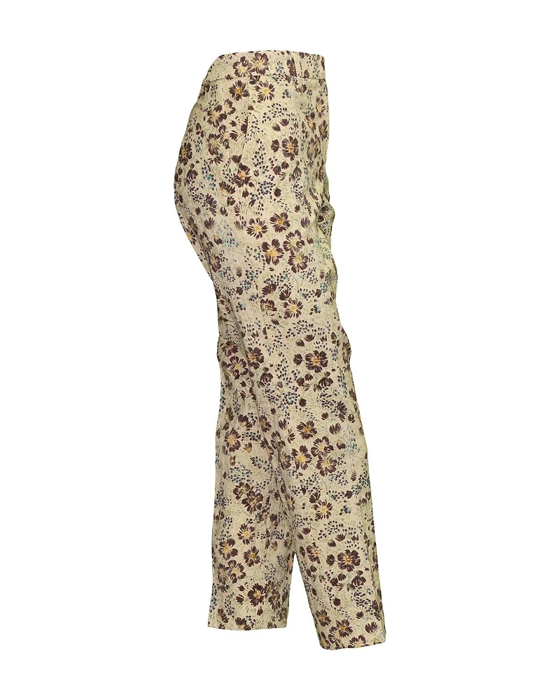 Luisa Cerano Floral Print Pants