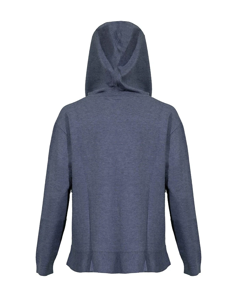 Frill Hem Hoodie