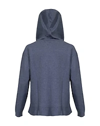 Frill Hem Hoodie