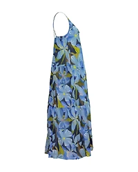 Hawaii Print Spagetti Strap Dress