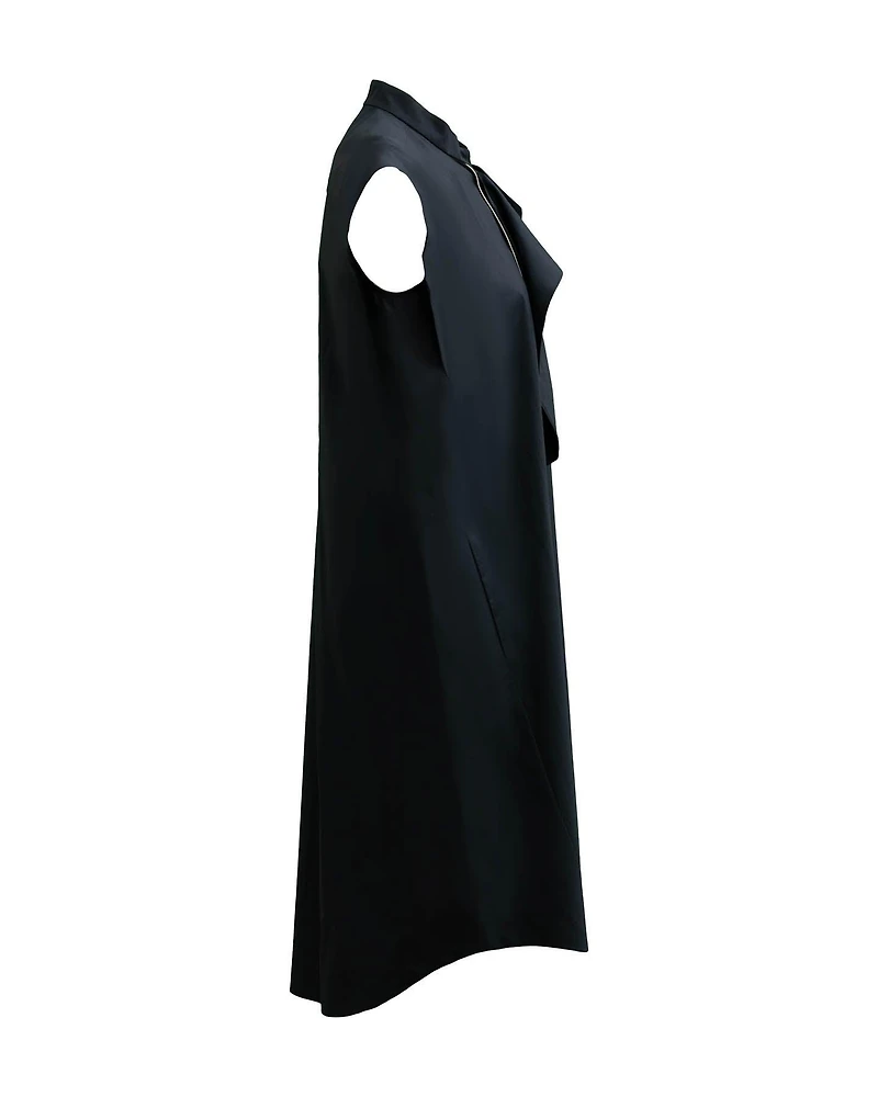 High Neck S/S Dress