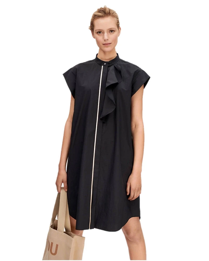 High Neck S/S Dress