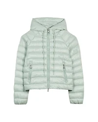 Luisa Cerano Hooded Spring Weight Puffer Coat