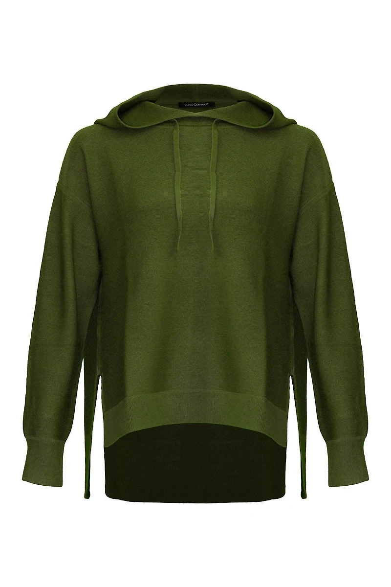 Knit Hoodie Tunic