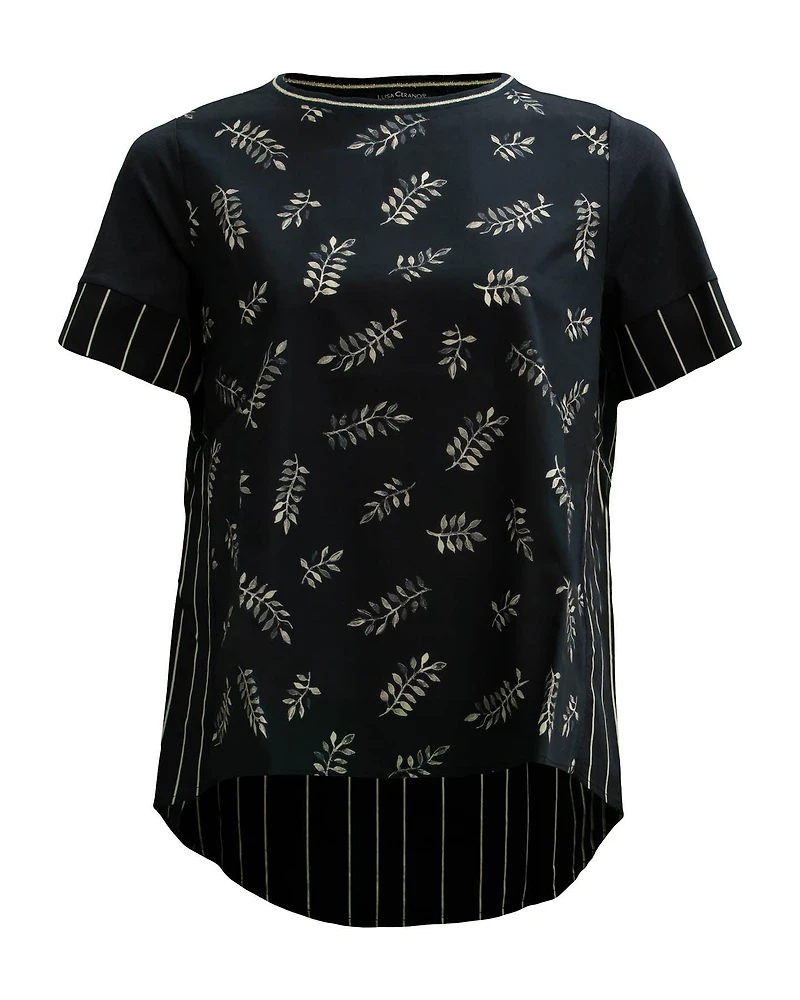 Leaf Print Top