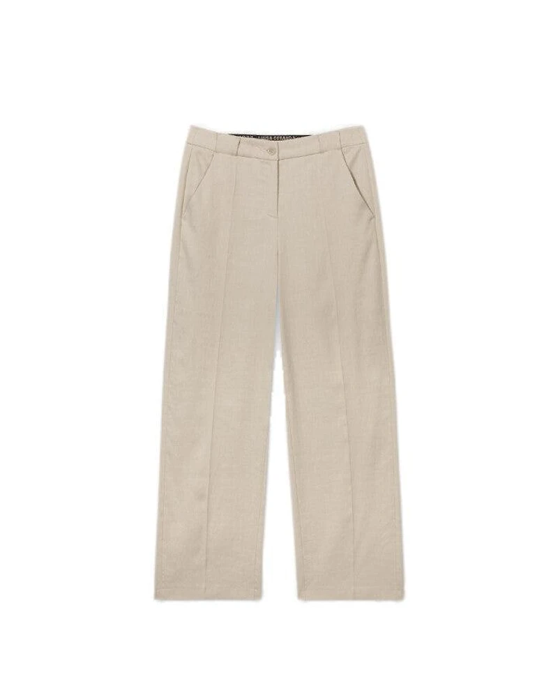 Luisa Cerano Linen Mix Wide Leg Pants