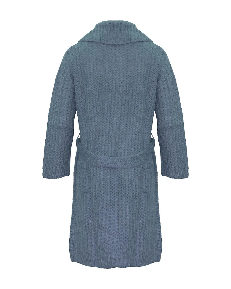 Long Mohair Blend Coatigan