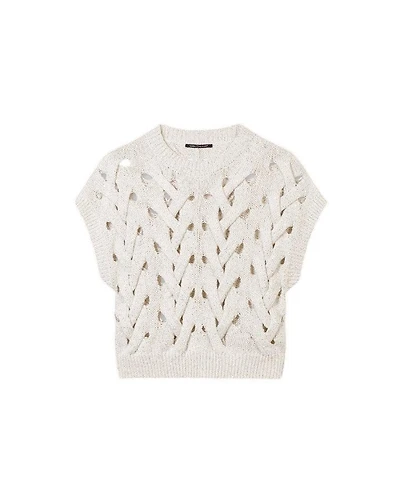 Luisa Cerano Cable Design Tank Top