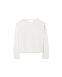 Luisa Cerano Cotton Purl Knit Pullover