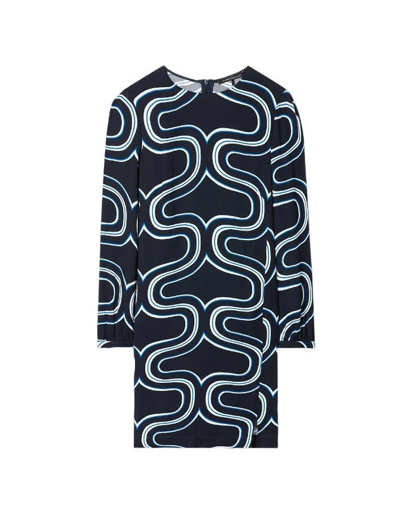 Luisa Cerano Wave Print Dress