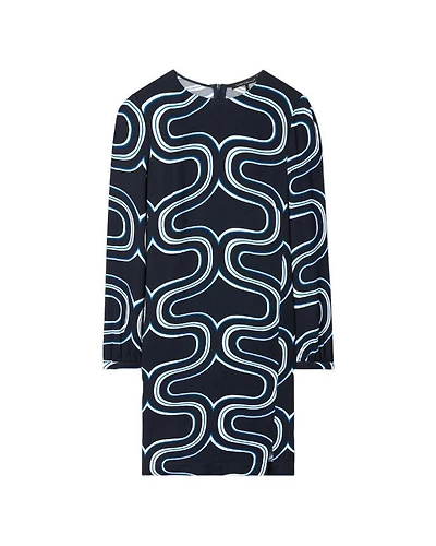 Luisa Cerano Wave Print Dress