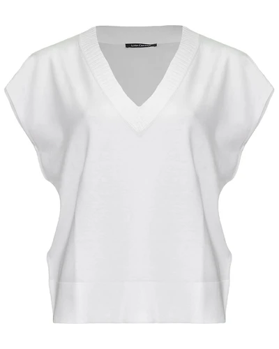 Non-Wool Cap Sleeve Pullover