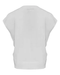 Non-Wool Cap Sleeve Pullover