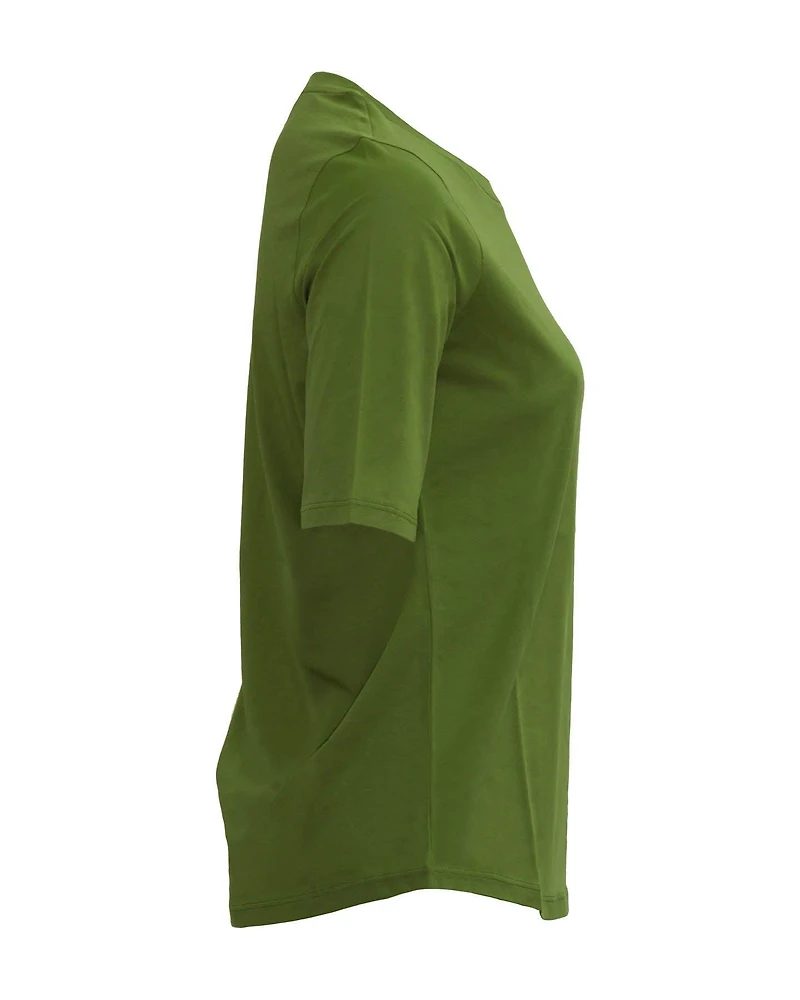 Olive Cotton T-Shirt