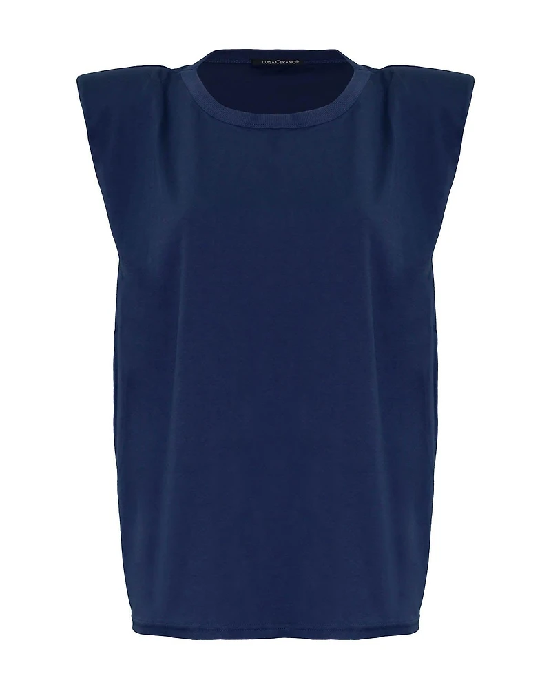 Padded Shoulder Tank Top