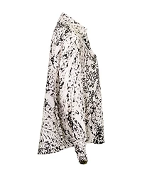 Paisley Print Long Sleeve Blouse